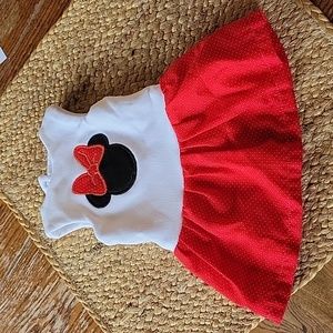 Mini mouse doll dress that fits American girl sized dolls.
